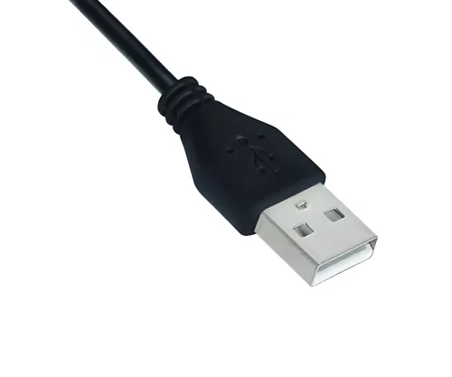 USB type C to A charging cable, USB type C to A plug, 5V, 3A, OD: 3.5mm, black, DINIC polybag, 0.5m